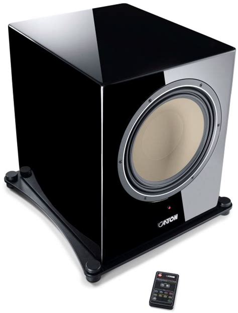 Canton A 45 Sub Aktiv-Subwoofer EXKLUSIV (Schwarz hochglanz ...