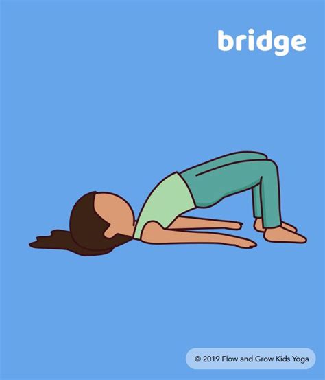 Bridge Pose | Kids yoga poses, Yoga education, Yoga for kids