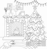 Chimney Coloring Page sketch template