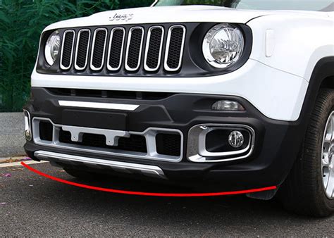 Front Bumper Guard and Rear Bumper Protector For Jeep Renegade 2016 2017