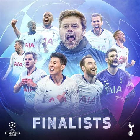 Tottenham Hotspur on Twitter: "WE'RE CHAMPIONS LEAGUE FINALISTS! #UCL ⚪ ...