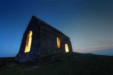 St. Michael Chapel on Rame Head, 1397. Not truly a tiny home, but home to a 15th century hermit ...