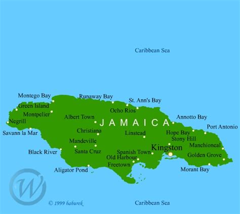 Map of Jamaica