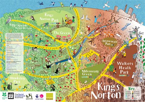 A National Trust Map of Kings Norton - Mistermunro