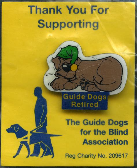 The Guide Dog for the Blind Association Charity Badge 1155… | Flickr