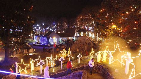 La Salette Shrine displays Christmas Illuminations despite COVID