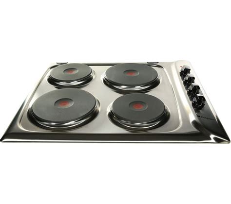 Buy HOTPOINT E604X Electric Solid Plate Hob - Stainless Steel | Free Delivery | Currys