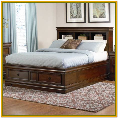 King Size Platform Bed With Storage Plans - Bedroom : Home Decorating ...