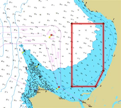 Fragment of the map of lake Ladoga (Svirskaya Bay) with the design... | Download Scientific Diagram