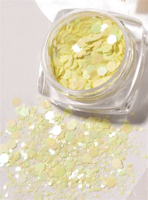 Yellow Confetti Multi Glitter – Make Me Amazing