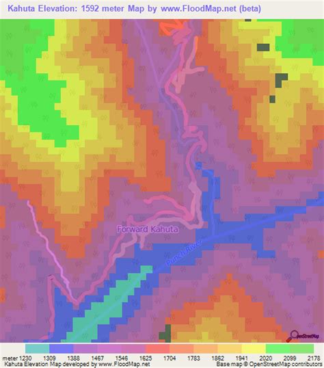 Elevation of Kahuta,Pakistan Elevation Map, Topography, Contour