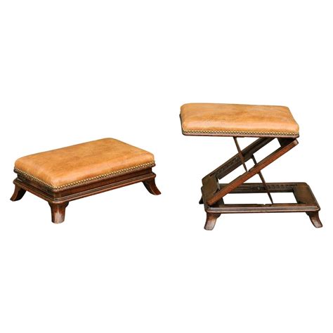 Pair of Wooden Footstools/Side Tables at 1stDibs