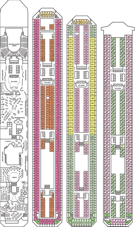 Carnival Conquest Floor Plan - floorplans.click