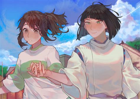 Haku And Chihiro Fanart