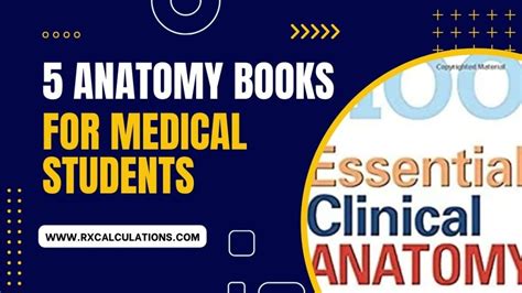 5 Anatomy Books For Medical Students