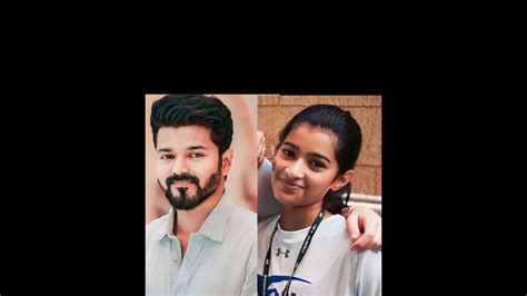 South actor thalapathy Vijay daughter Divya saaha - YouTube