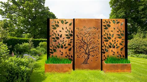 Custom Made Size Outdoor Privacy Screen, Outdoor Privacy, Metal Wall Art, Panel, Gazebo, Custom ...