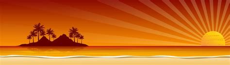 Premium Vector | Beach banner