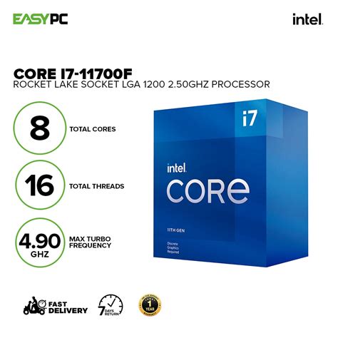 11th Generation Intel Core i7-11700F 1200 2.50GHz CPU – EasyPC