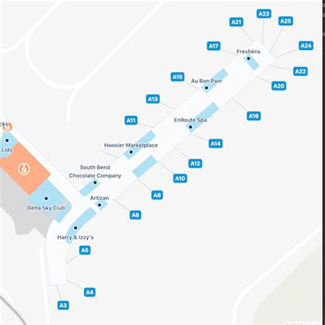 Indianapolis Airport Map | IND Terminal Guide