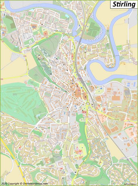 Detailed Map of Stirling - Ontheworldmap.com