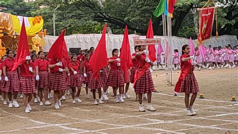 Bishop Cotton Girls' School Sports Day March past - YouTube