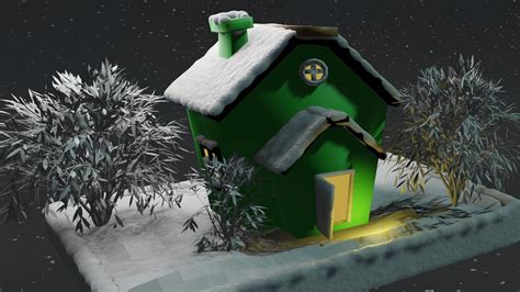 3D Model The Christmas House - TurboSquid 2008460