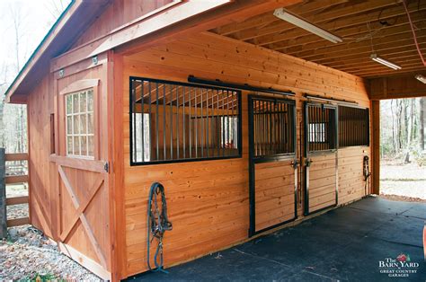 Do you dream of a cozy home for your horses? Check out our Center Aisle Horse Barns, designed to ...