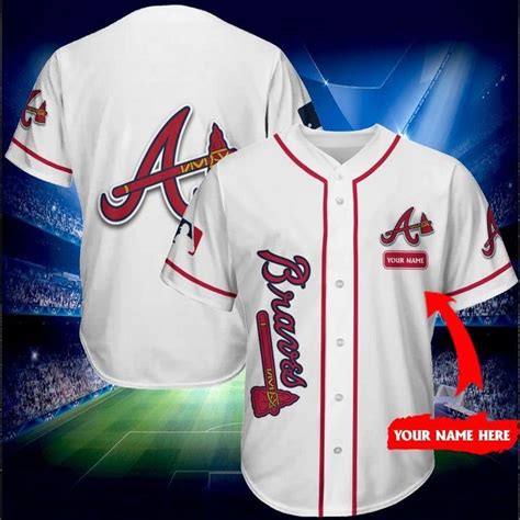 Atlanta Braves Personalized Baseball Jersey Shirt - USALast