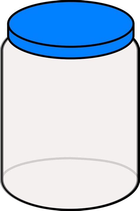 Free vector graphic: Jar, Clear, Glass, Blue Cup, Empty - Free Image on Pixabay - 305037