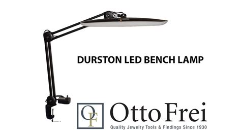 Durston LED Bench Lamp - YouTube