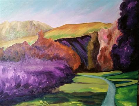 West Virginia Mountains - Oil on Canvas, in Recent Artwork