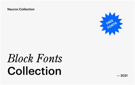 Free Block Fonts For Designers - Kagutaba