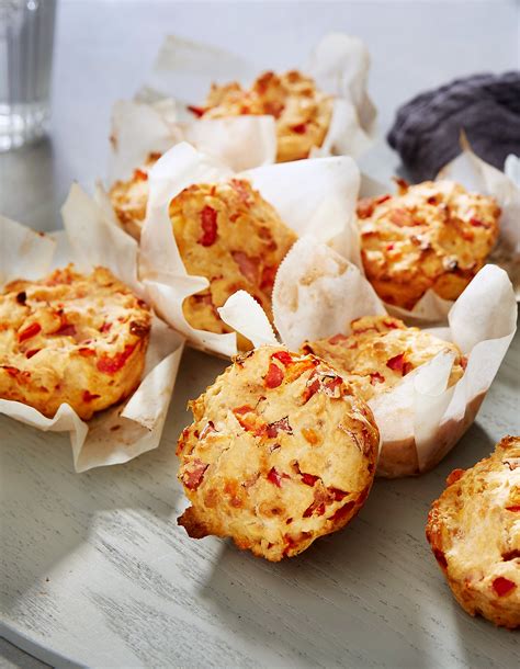 Easy Ham Cheese and Capsicum Savoury Muffins | Bondi Beauty