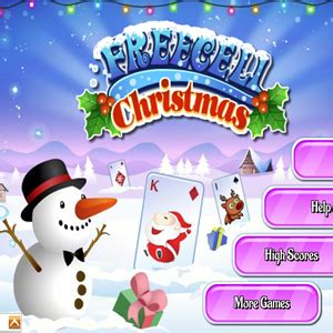 🕹️ Play Freecell Christmas Game: Free Online Christmas Freecell Solitaire Card Video Game for ...