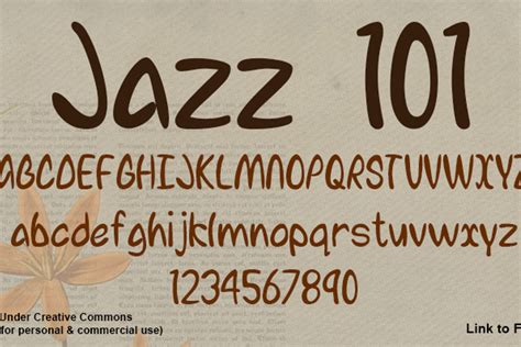 Jazz 101 Font | Fonts101 | FontSpace