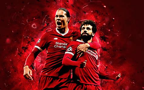 Download Virgil Van Dijk Mohamed Salah Soccer Liverpool F.C. Sports HD ...