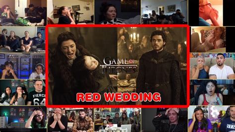 Youtubers React To The Red Wedding | Game Of Thrones S3 Ep9 The Starks Deaths Reaction Mashup ...