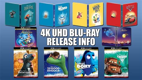 Massive Disney/Pixar 4K Ultra HD Blu-ray Release Info - YouTube