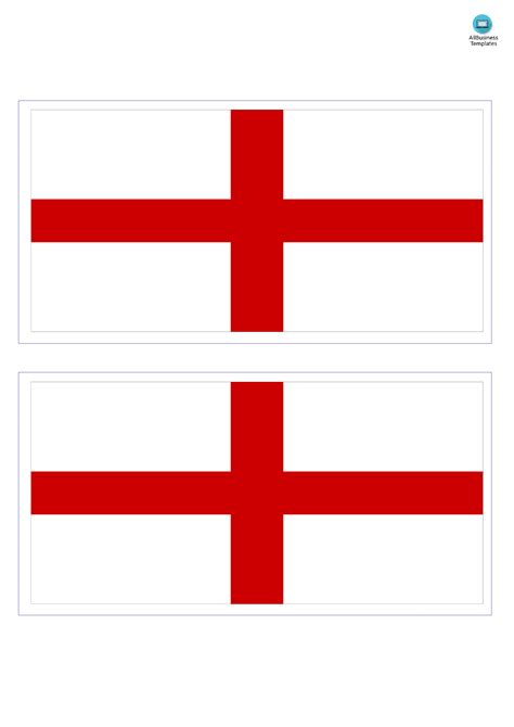 England Flag | Templates at allbusinesstemplates.com