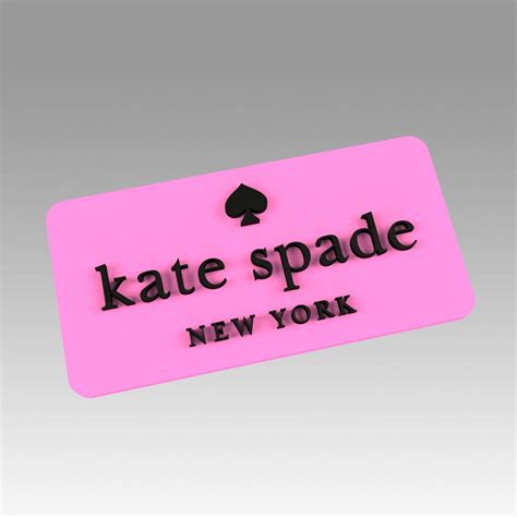 STL-Datei Kate Spade Logo Logotyp Mode 💍・3D-druckbares Modell zum ...