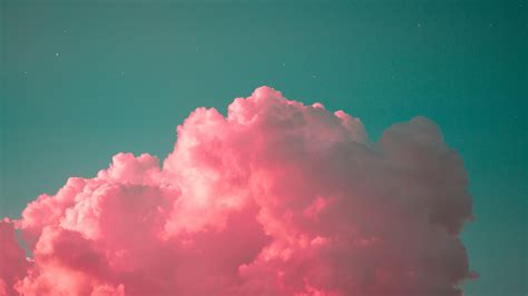 Pink Clouds In Blue Sky 4K HD Pink Wallpapers | HD Wallpapers | ID #37283