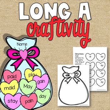 Long A (ai ay) Activity by Classroom Creations LLC | TPT