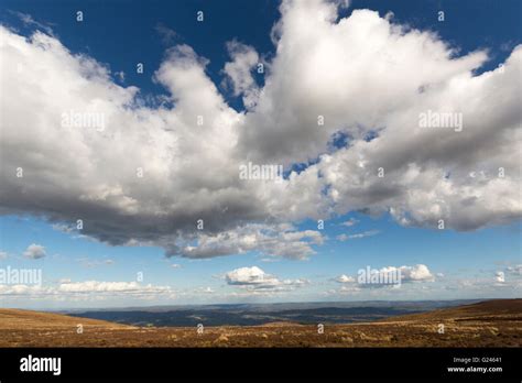 Clouds and moorland, Blorenge, Wales, UK Stock Photo - Alamy