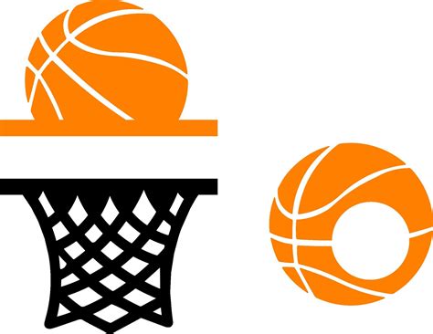 Basketball clipart monogram, Basketball monogram Transparent FREE for download on WebStockReview ...