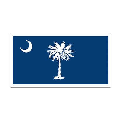 South Carolina Sticker Decal Vinyl State Flag SC V3 - Rotten Remains