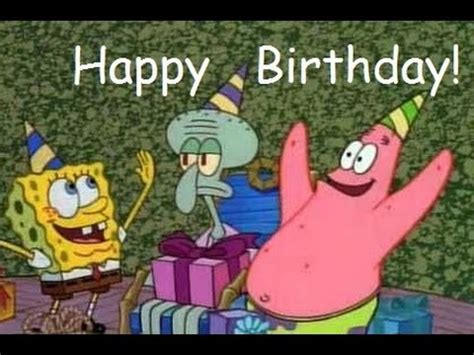 SpongeBob Happy Birthday Song - YouTube