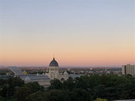 Sunset from my new balcony. : r/melbourne