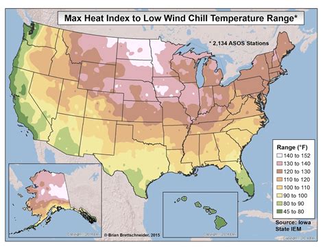 Brian B's Climate Blog: Feels-Like Temperature Range 2014-2015.