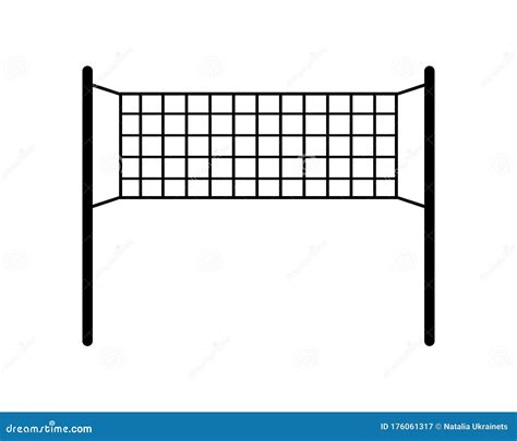 Volleyball Net stock vector. Illustration of concept - 176061317